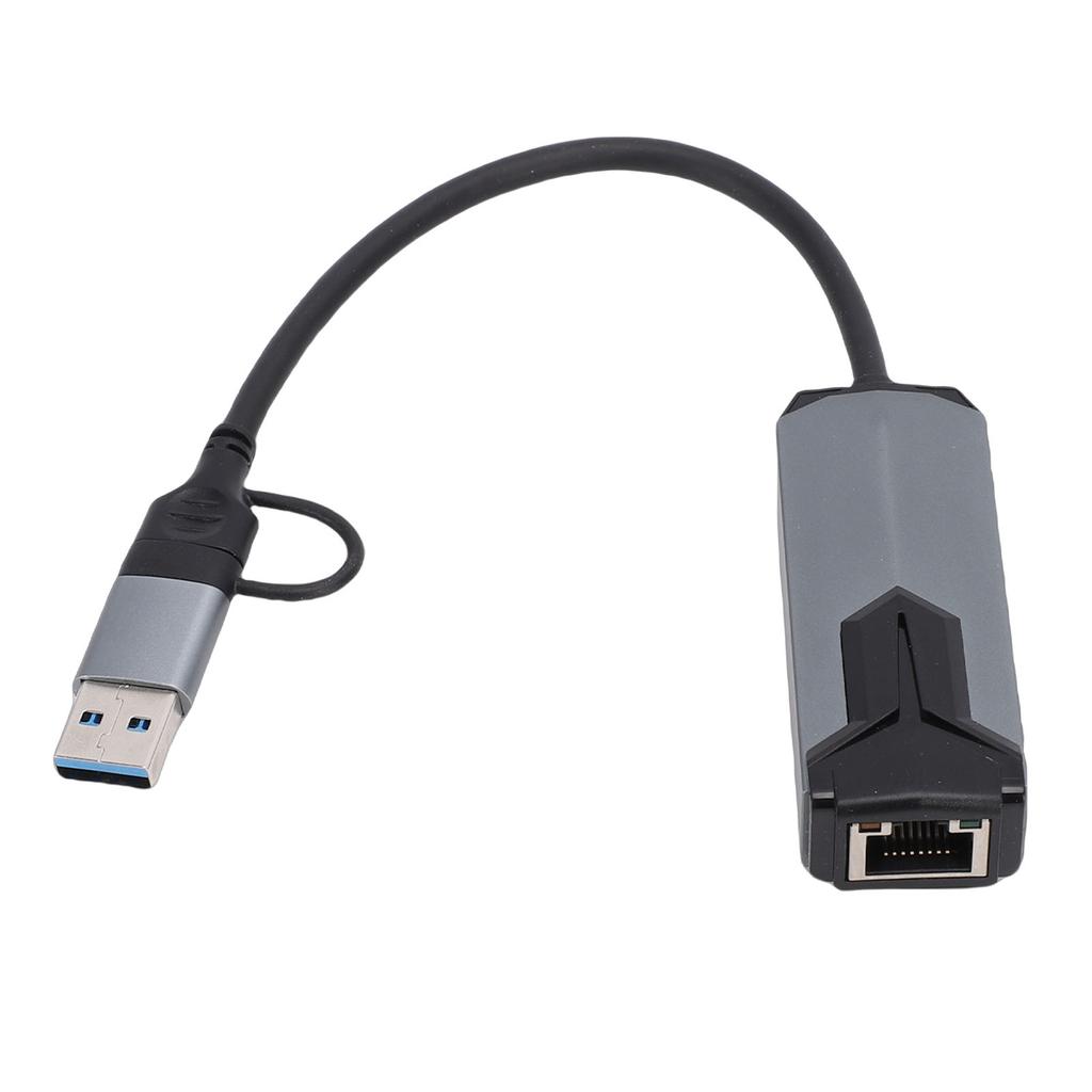 USB Type C to 2.5G Ethernet Adapter 2500Mbps RJ45 Gigabit Network Speed for Laptop USBC Devices