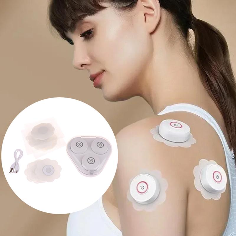 Electric Moxibustion Tool Smokeless Intelligent Quick Heat Professional 3 Gears Portable Massager Relieve Fatigue W/3 Heads