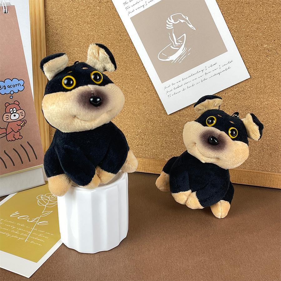 Adorable Bee Dog Plush Keychain Cute Stuffed Animal For Bags And Gifts 10cm