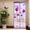 Chic Anti-mosquito Door Screen Featuring Dandelion Design And Magnetic Closure