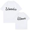 Unisex Fashion Rock Band Extremoduro Print Short Sleeve T Shirt Men Women Graphic Vintage T-Shirt Y2k Hip Hop Tees Tops Clothes