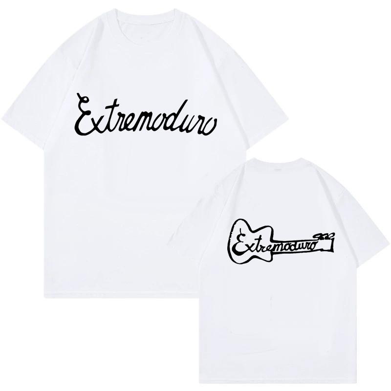 Unisex Fashion Rock Band Extremoduro Print Short Sleeve T Shirt Men Women Graphic Vintage T-Shirt Y2k Hip Hop Tees Tops Clothes