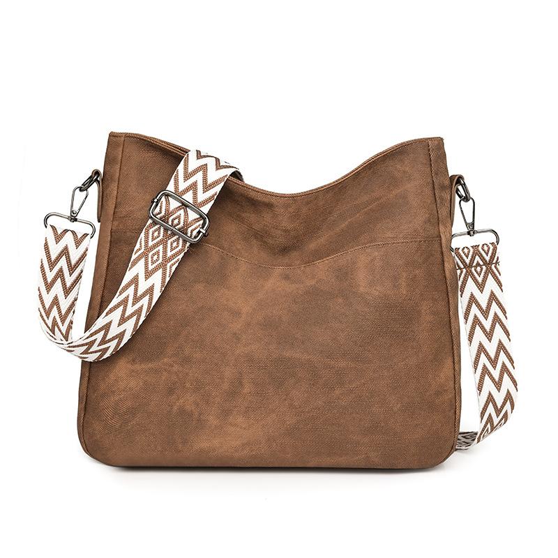 Women's Messenger Bag PU Shoulder Bag Retro Crossbody Bag Mother Bag