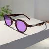 Fashion Vintage Hip Hop Round Sunglasses Women For Men Steampunk Luxury Brand Designer Round  Uv400 Sun Glasses Popular Eyeglass