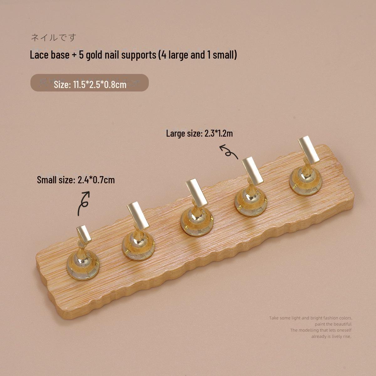 

База для практики минималистского маникюра: Стойка для демонстрации средств для ногтей и лака