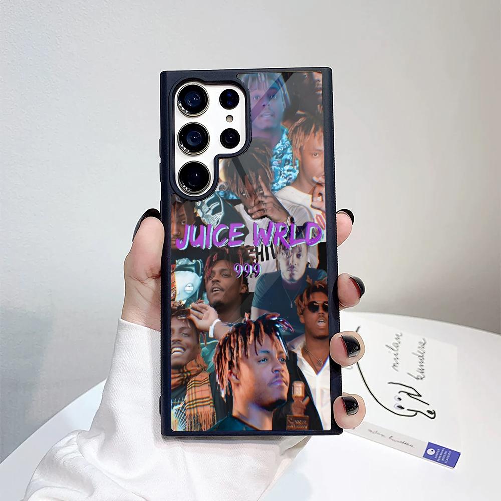 Rapper 999 J-Juice W-WRLD Phone Case For Samsung Galaxy S26 S25 S24 S23 S22 S21 S20 FE Edge Pro Plus Ultra PC+TPU Cover
