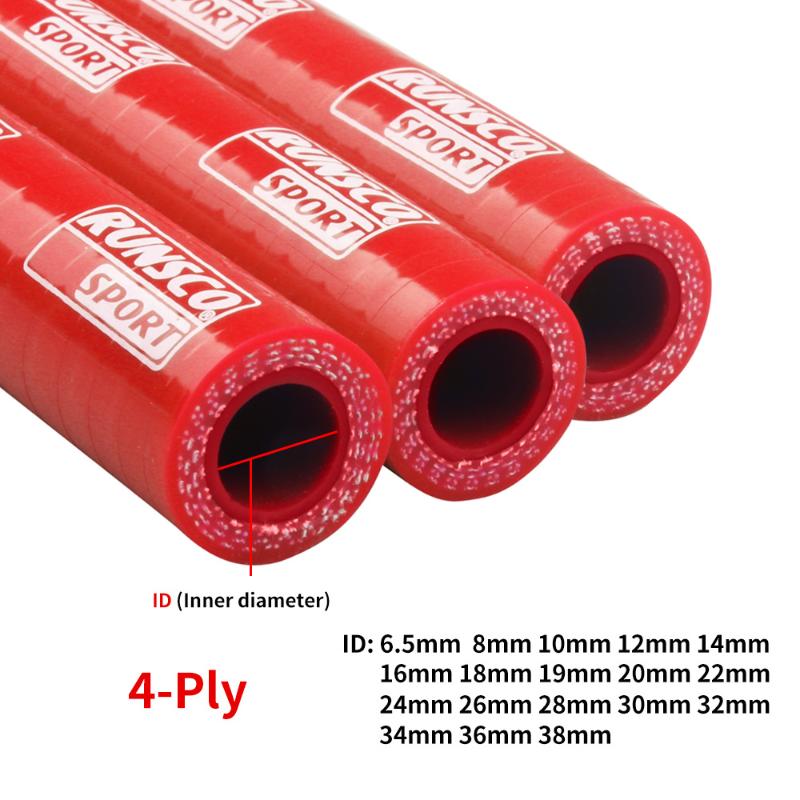 High Temperature Silicone Hose Kit Coolant Water Pipe Radiator Turbo Vacuum Automotive Modification Accessories