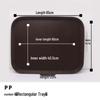 Extra Large Non-Slip Rectangular Serving Tray for Restaurants & Hotels