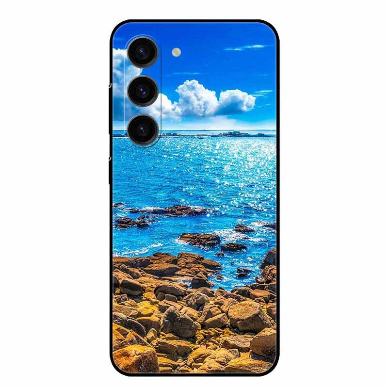 For Samsung Galaxy A56 5G Case Cute Cartoon Soft TPU Silicone Cover for Galaxy A26 / A36 / A 56 Phone Cases A 26 36 Black Coques