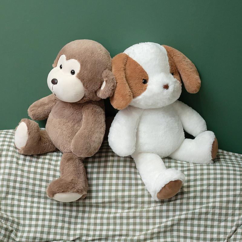 Dog Monkey Sheep Plush Toys Cartoon Dolls Cute Kids Birthday Decoration Gifts