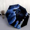 1pc Batman, Storm Automatic Folding Umbrella - Compact 8-Rib Design, Durable Plastic & Iron1383L