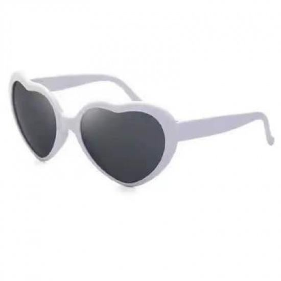 Same Style Heart-Shaped Light Effect Glasses ins Valentine's Day Gift Heart-Shaped Creative Glasses