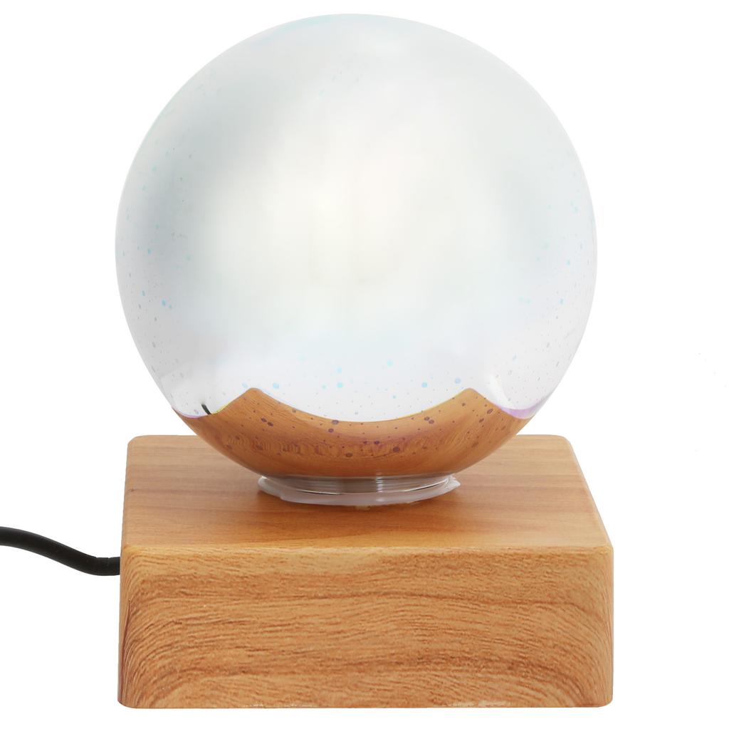 Glass Ball Night Light USB Plug in Bedside Lamp Decorative Lamp Colorful Christmas Gift