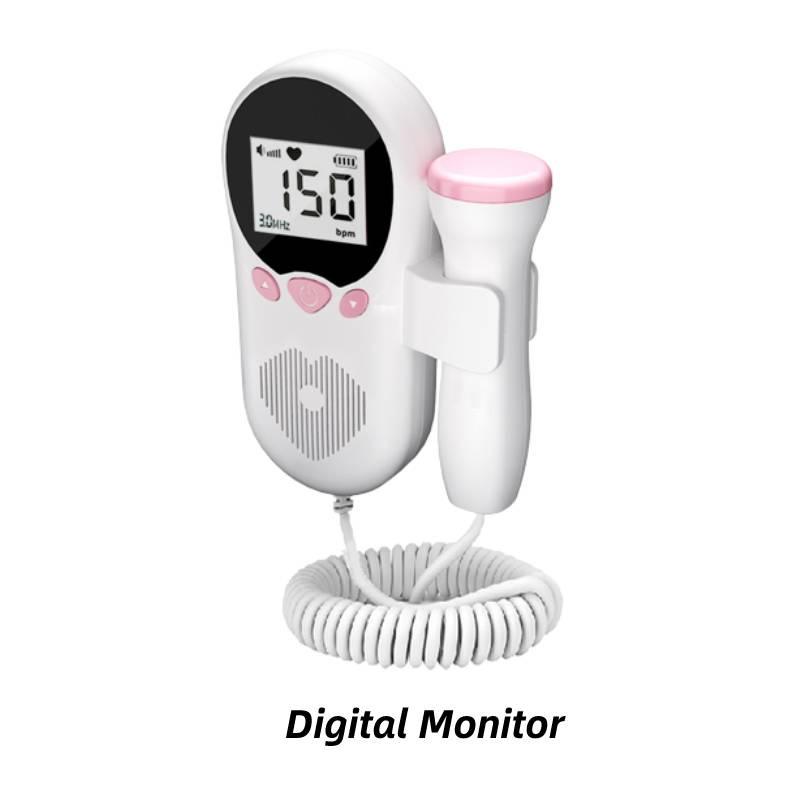 Heart Meter Fetal For Pregnant Women Baby Heart Rate Digitalcurve Probe Monitor