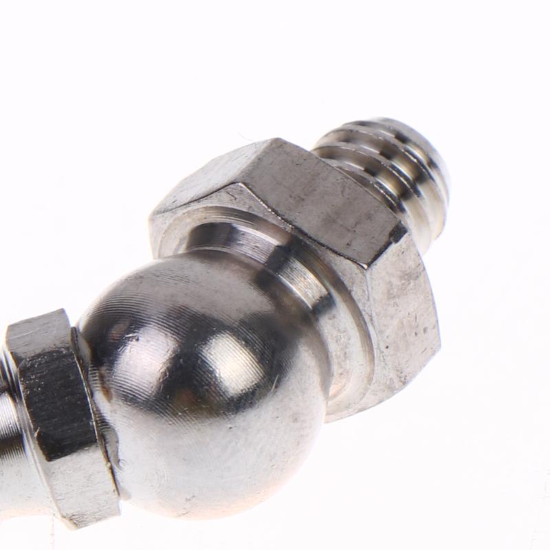 5/10Pcs Ss201 Ss304 Metric External Thread Straight Elbow Type Grease Nipple For Grease Gun Stainless Steel Grease Nipple