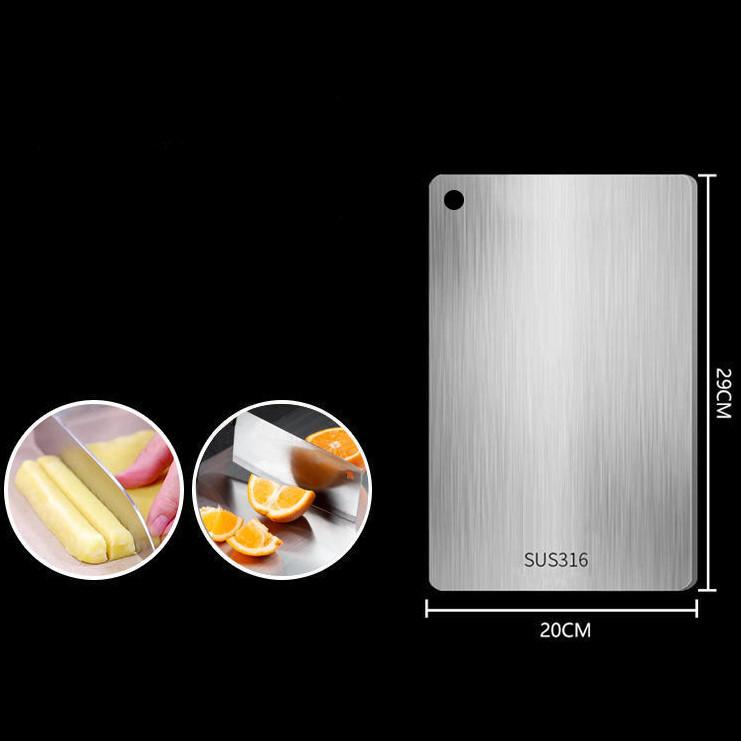 Stainless Steel 316 Thickened Cutting Board Cut Vegetables Meat Chopping Board Cooking Tools Anti-mold Cutting Boards Mats