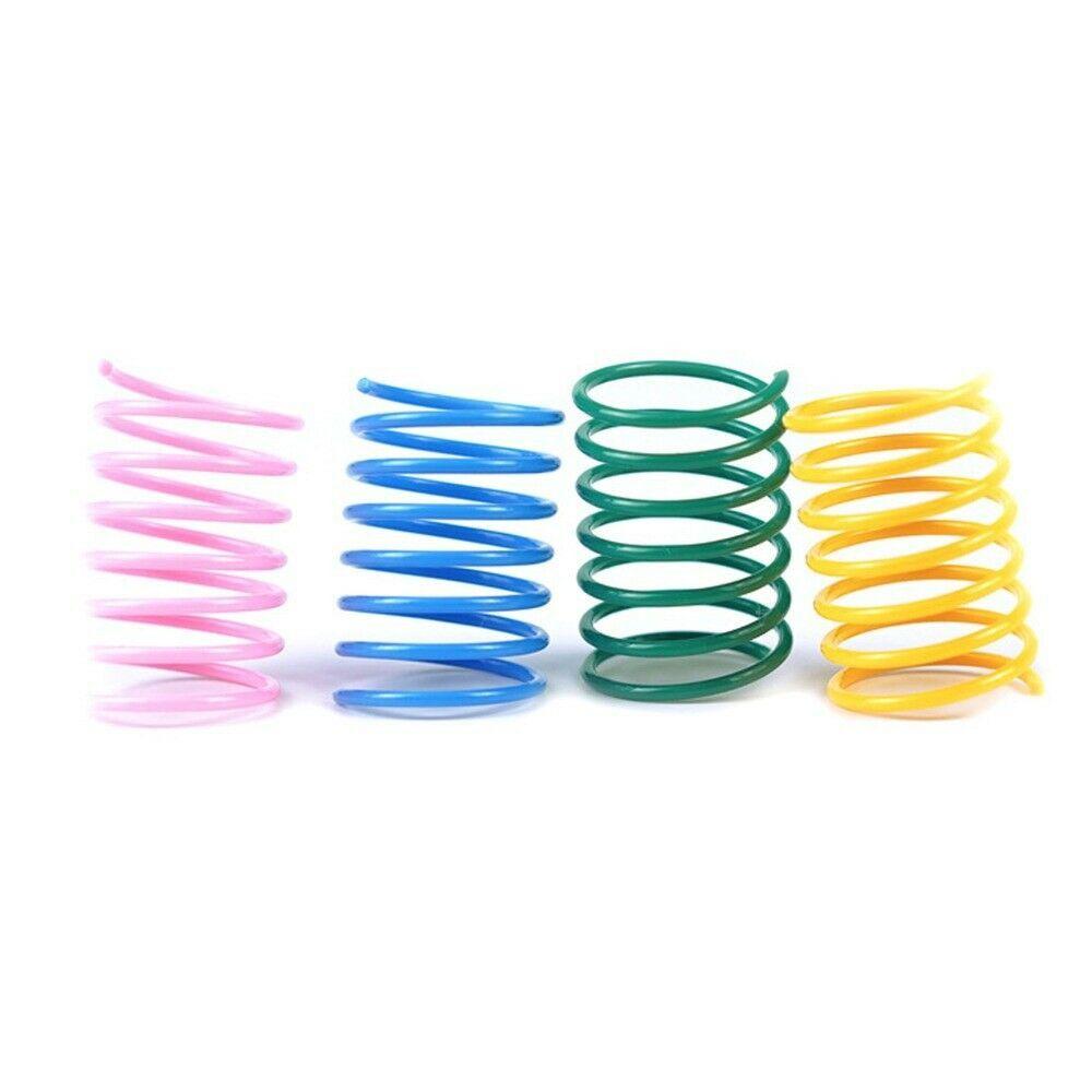 4/8/12/20Pcs Pet Supplies Bouncy Funny Training Pet Playing Cat Spring Toy Kitten Toys