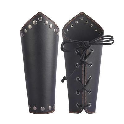 Zápěstní chránič Retro Široký Kožený Voskované Lano Steampunk Unisex Kožený Sportovní Cyklistika Chránič Předloktí Rytíř Zápěstí Scénické Kostýmy A Rekvizity