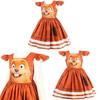 Hoppers Kinder Biber Verwandlung Cosplay Kleid Mit Cartoon Aufdruck Für Kinder Alter 3 Bis 8