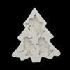 Christmas Silicone Mold for Cake Decoration: Featuring Snowflakes, Elk, Santa Claus, and More