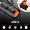 Shustar Led Flashlight Ultra Bright Torch L2/V6 Camping Light 5 Switch Mode Waterproof Zoomable Bicycle Light  Use 18650 Battery