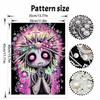 Halloween pearl painting art full pearl handmade diy home decorations neon goth princess aesthetic wall art decor