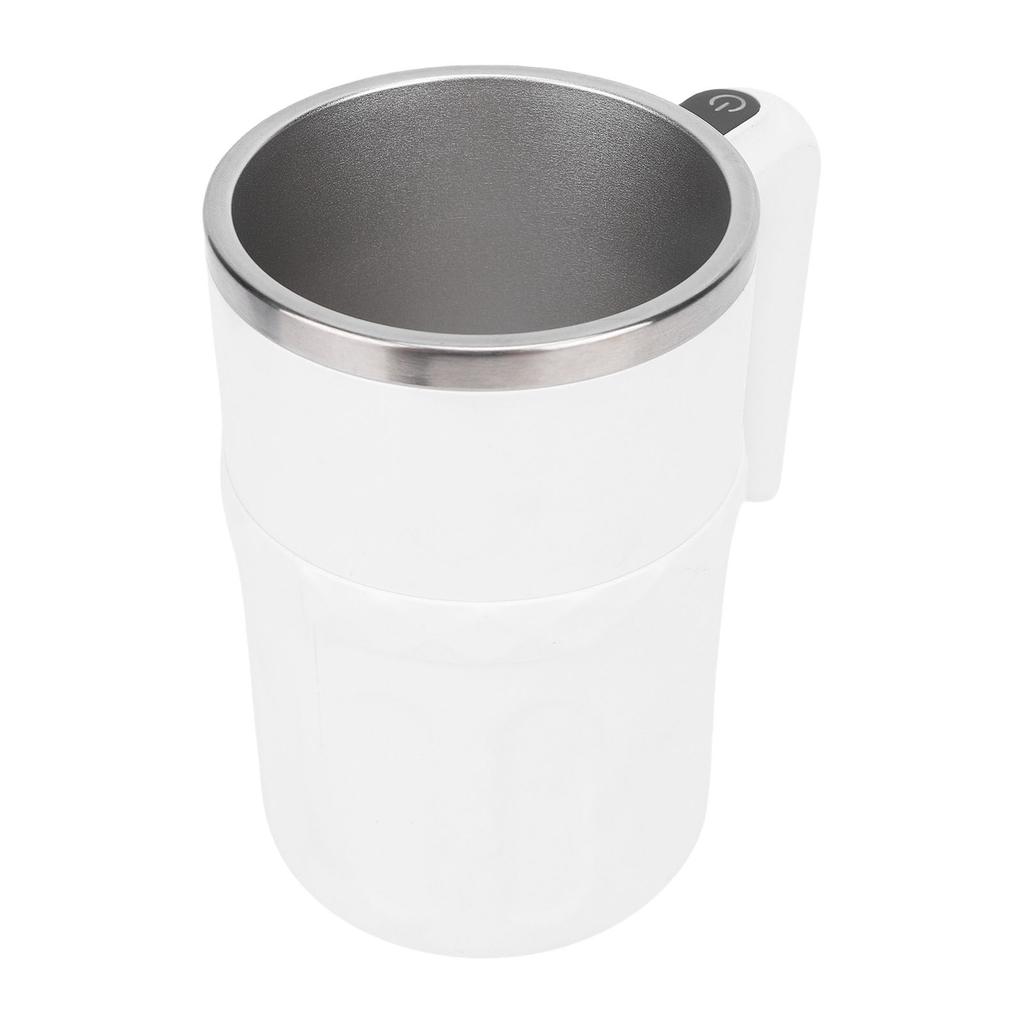 Selbstrührende Kaffeetasse 304 Edelstahl 380ml LED Temperaturanzeige Wiederaufladbarer Magnetischer Automatischer Mischbecher