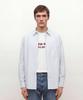 Jilseutyueoteunyuyogmaen Oversized Striped Shirt - Light Blue (Jnsh6B401B1)