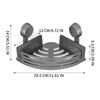 Bathroom Suction Cup Rack Without Punching Triangle Storage Shelf Toilet Corner Wall-mounted Shower Gel Organizer