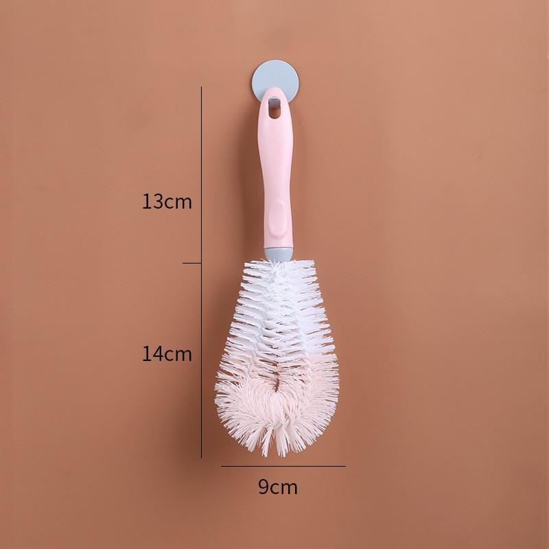 

Щетка для чистки чашек с длинной ручкой, пластиковая ручка, нейлоновая щетина, маленькая щетка для чистки чашек, щетка для бутылок