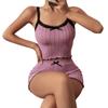 Summer New European Beautiful Women's Pajamas Women's Suspenders Shorts Lace Sexy Suit Women's Loungewear