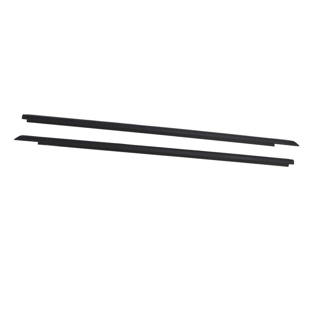 Pair of Car Door Window Weatherstrip 55399123AG Noise Insulation Window Sealing Strip Moulding Trim Black