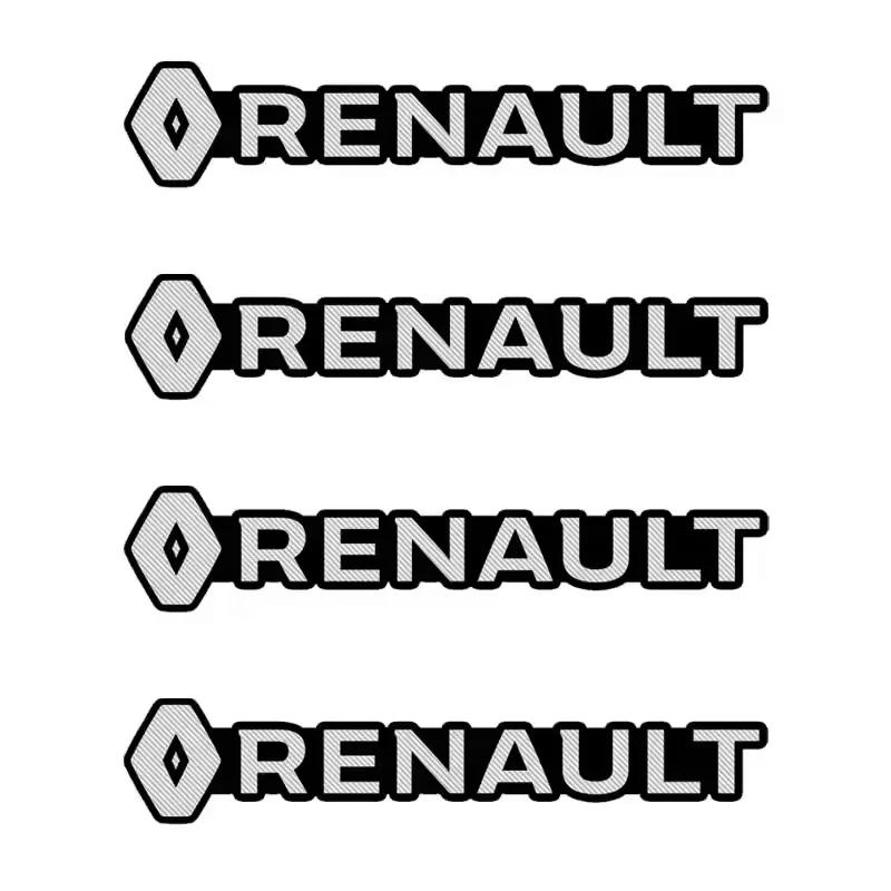 Do Renault 2026 Nowe Kołpaki Do Renault Megane 2 3 4 Twingo Clio Talisman Captur Trafic Kwid Scen 4/8 szt. Metalowe Dekoracja Audio Samochodu