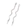 European and American Exquisite Fashion Exaggerated Long Tassel Sweet Cool Design Rhinestone Snake Earrings Earrings Retail