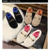 A piece of piled and thickened beanie shoes, women's lazy home shoes with one foot, warm flat-bottomed fluffy cotton shoes