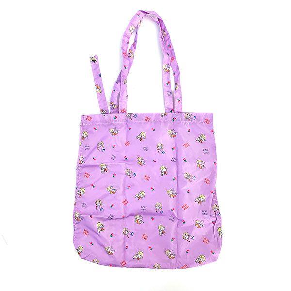 Mizumori Ado Shoulder Bag Eco Bag Set Beige Flower Ado-chan