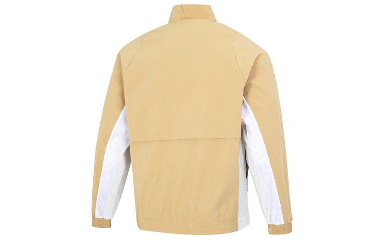 Adidas Jackets Men's Khaki Stand Collar Moderate Workwear HZ7009