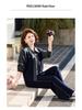 Chic Two-Piece Casual Cardigan and Straight-Leg Pants Set for Stylish Middle-Aged Moms