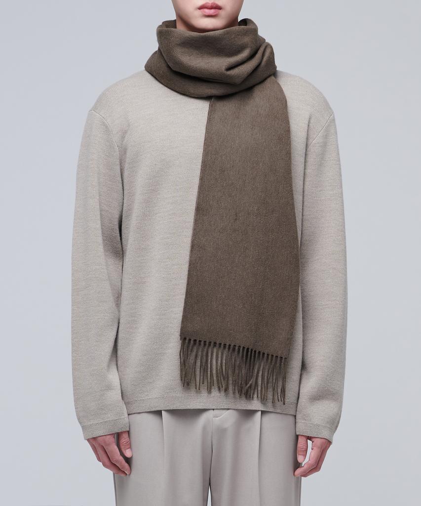 MUSINSA STANDARD 100% Merino Wool Scarf [Mocha]