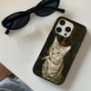 Fashion Kitten Smoking Pattern Phone Case For iPhone 11 12 13 14 15 16 17 Pro Max 16E 17Air X XR XS Max 7 8 Plus SE2 Soft Cover