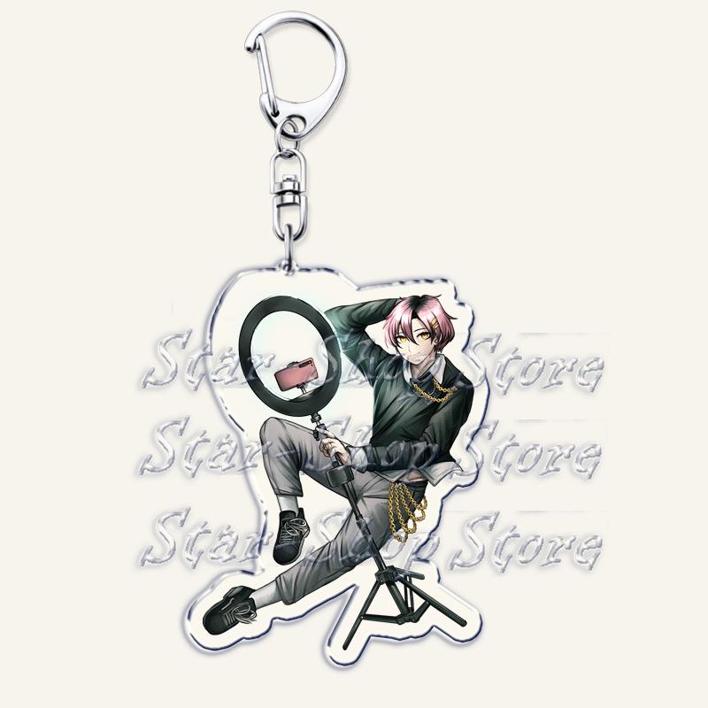 Heiße Spiel-Schlüsselanhänger für Damen-Accessoires Tasche Damon Maitsu Eva Tsunaka Wolfgang Akire Kai Monteago Schlüsselanhänger Schmuck Fans Geschenke