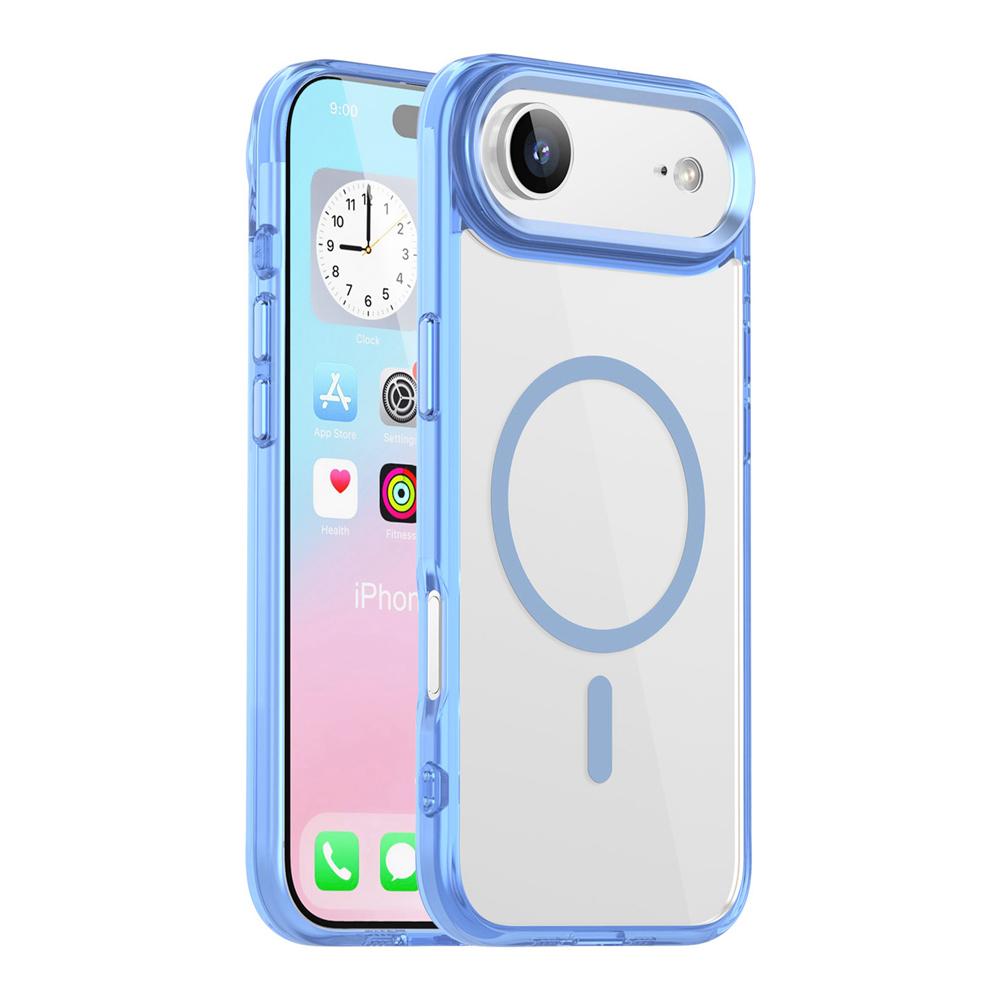 KEYSION Stoßfestes Transparentes Case für MagSafe für iPhone 17 17 Air Weiches TPU+PC Magnetisches Kabelloses Laden Telefon HD Klare Hülle