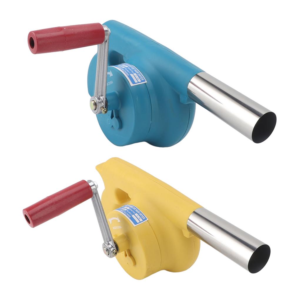 Hand Crank BBQ Fan Increase Firepower Portable Barbecue  Blower for Outdoor Camping Barbecuing