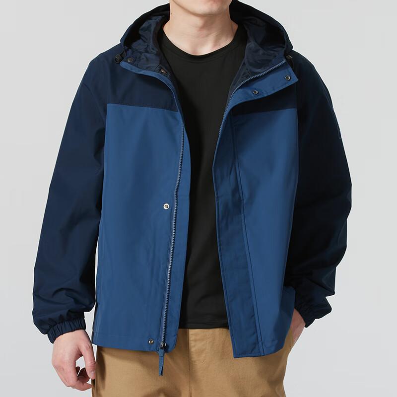 Timberland Hooded Work Long Sleeve Outdoor Hiking Waterproof Windproof Breathable Jacket Men Jacket Blue A44XJ-S74