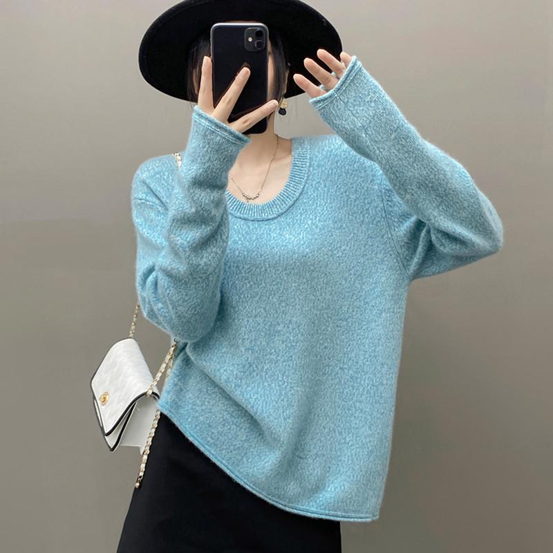 Qinghe 100% Kašmírový Dámský Svetr - Ultra Měkký Luxusní Zimní Pulovr