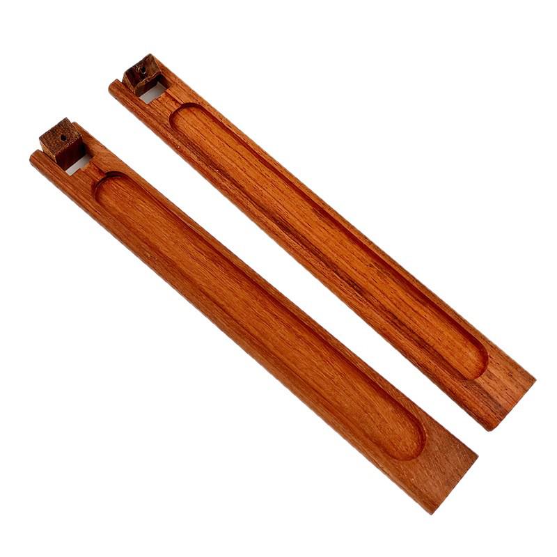 Chinese-Style Agarwood & Sandalwood Incense Set: Minimalist Solid Wood Incense Holder, Stand, Tray, and Portable Retro Burner.