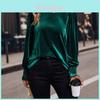 Tshirt Casual Long Sleeve Pullover With Spliced Design For Daily Wear
