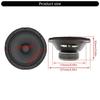 Advanced Midrange Speaker 4 6.5Inch for Home Theater Systems with Deep and Resonanted Sound