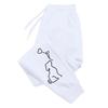 Womens Sweatpants Cute Dog Printing Casual Pants Daily Outdoors Sports Jogging Trousers Soft Woman Pants Street