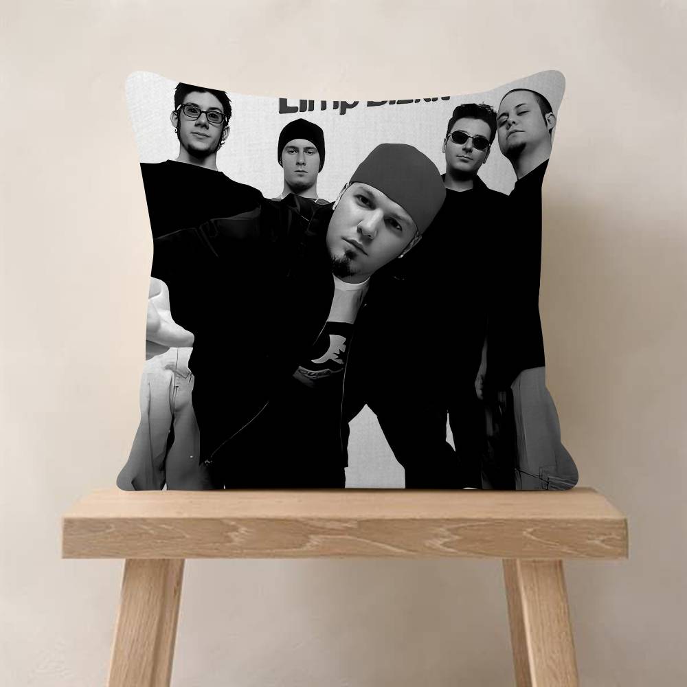 PC Limp BBizkit Cushion Cover Car Throw Pillow Case For Sofa Car Christmas Gift